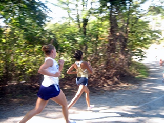Prachi is the faster one.